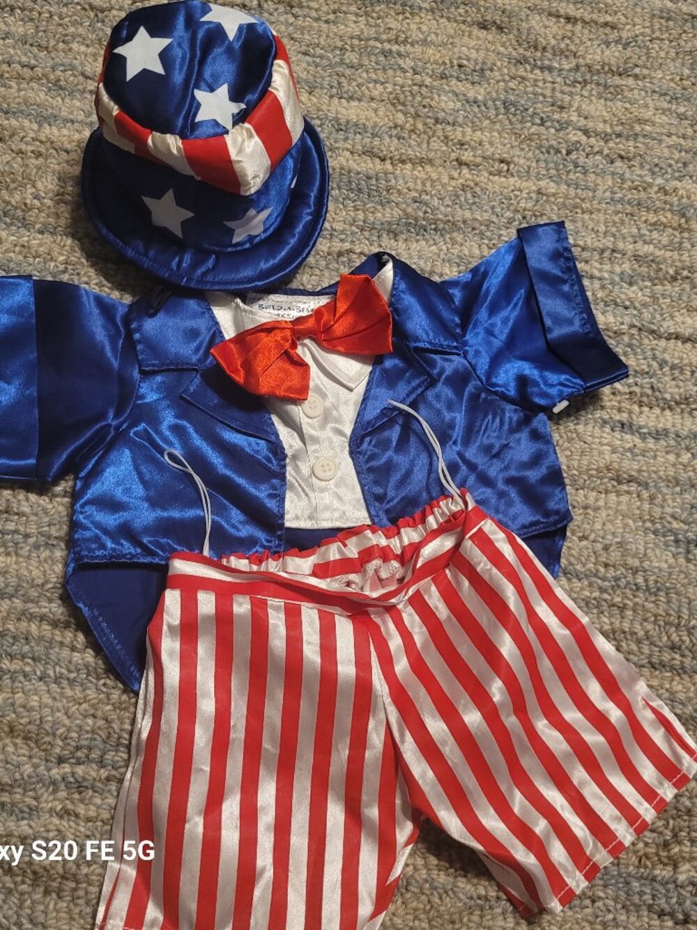 Patriotic Uncle Sam Build A Bear Outfit